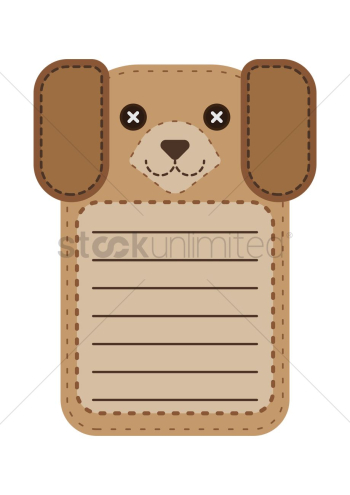 Cute dog note Cute dog note