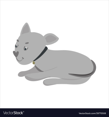 cute dog pet doodle hand drawn cartoon style
