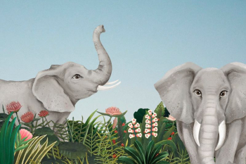 Cute elephant background, blue sky | Free Photo - rawpixel Cute elephant background, blue sky | Free Photo - rawpixel