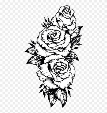 Cute Flower Clipart - Rose Forearm Tattoo Drawing Cute Flower Clipart - Rose Forearm Tattoo Drawing