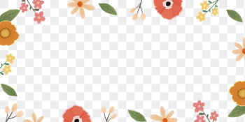 Cute flower png frame, transparent | Free PNG - rawpixel