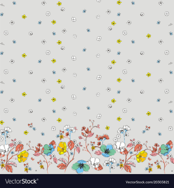 Cute flower vector image Cute flower vector image