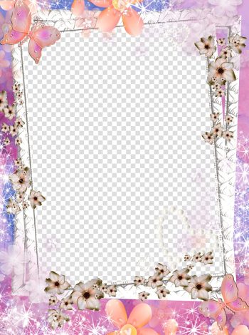 Cute Frame, pink floral frame transparent background PNG clipart Cute Frame, pink floral frame transparent background PNG clipart