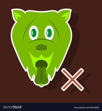 Cute funny cartoon dog puppy pet furry human vector image