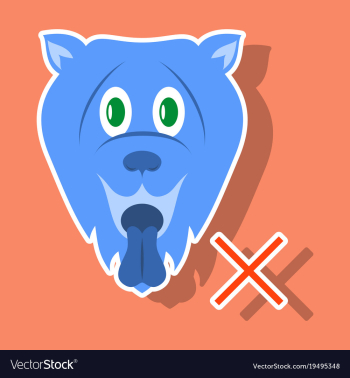 Cute funny cartoon dog puppy pet furry human vector image
