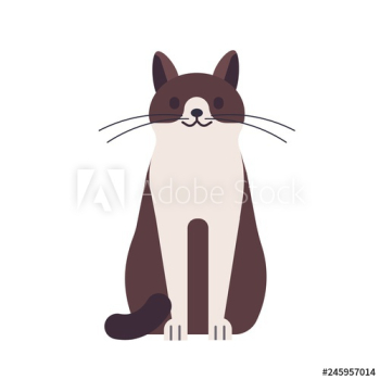 Cute funny happy cat isolated on white background Cute funny happy cat isolated on white background