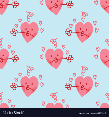 cute hearts seamless pattern design cute hearts seamless pattern design