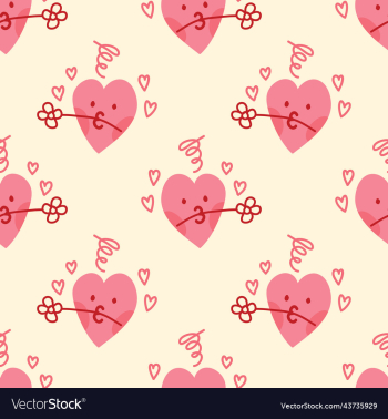 cute hearts seamless pattern design cute hearts seamless pattern design