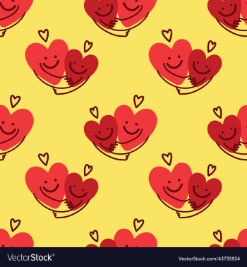 cute hearts seamless pattern design cute hearts seamless pattern design