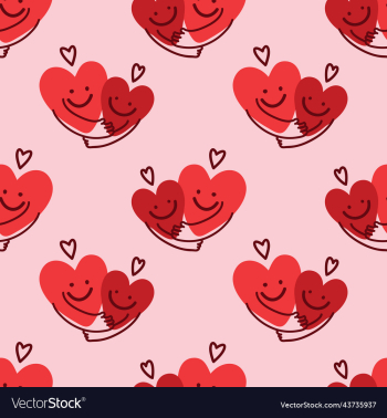 cute hearts seamless pattern design cute hearts seamless pattern design