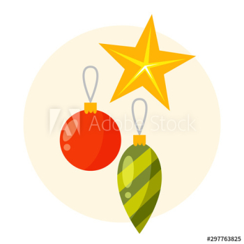 Cute holiday decoration for a christmas tree Cute holiday decoration for a christmas tree