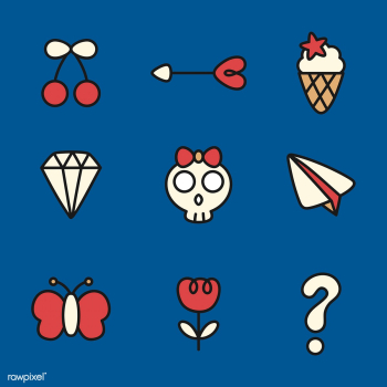 Cute icon stickers | Free stock vector - 892963 Cute icon stickers | Free stock vector - 892963