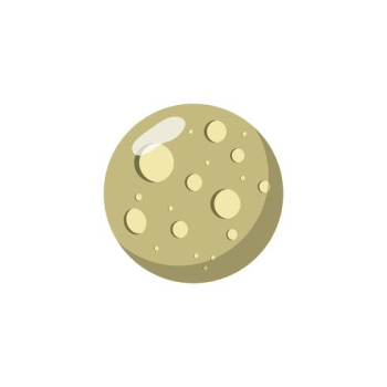 Cute illustration of a planet Cute illustration of a planet