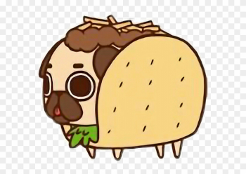 Cute Kawaii Pug Chibi Food Tacofreetoedit - Puglie Pug Taco Cute Kawaii Pug Chibi Food Tacofreetoedit - Puglie Pug Taco