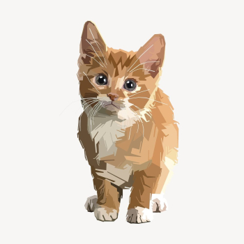 Cute kitten clipart, animal illustration | Free Vector - rawpixel Cute kitten clipart, animal illustration | Free Vector - rawpixel