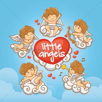 Cute little angels Cute little angels