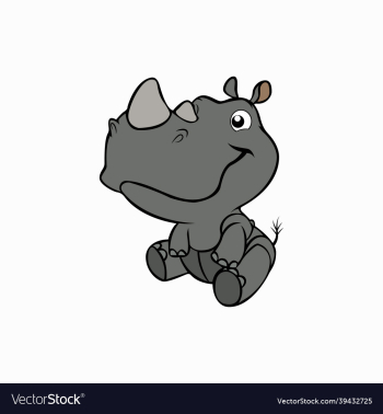 cute little rhino animal cute little rhino animal