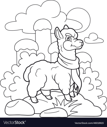 cute llama coloring cute llama coloring