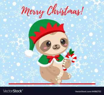 cute merry christmas sloth cute merry christmas sloth