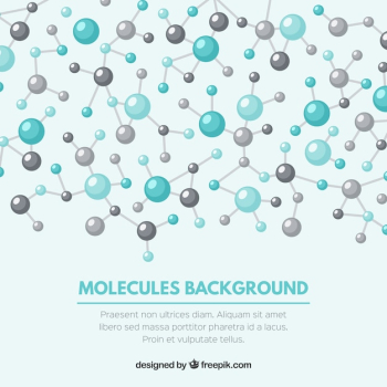 Cute molecule background Cute molecule background