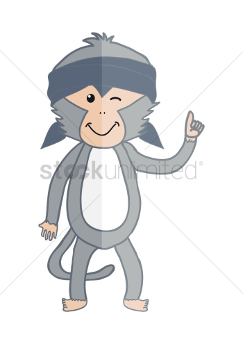Cute monkey posing Cute monkey posing