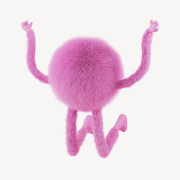 Cute monster jumping, 3D rendering | Free Photo - rawpixel Cute monster jumping, 3D rendering | Free Photo - rawpixel
