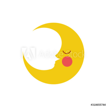 cute moon character icon cute moon character icon