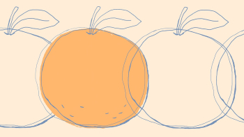 Cute orange fruit psd copy space Cute orange fruit psd copy space
