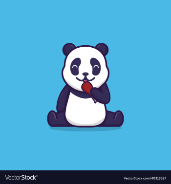 cute panda eating fried chicken cute panda eating fried chicken