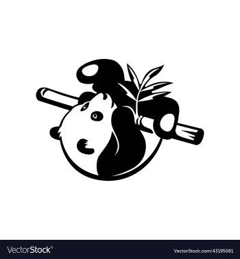 cute panda logo