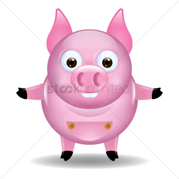 Cute pig cartoon Cute pig cartoon