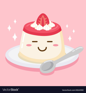 cute pink panna cotta cute pink panna cotta
