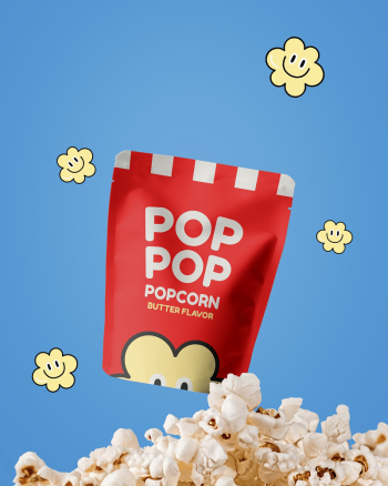 Cute popcorn sachet, food packaging | Free Photo - rawpixel Cute popcorn sachet, food packaging | Free Photo - rawpixel