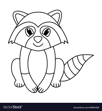 cute racoon cartoon coloring page for cute racoon cartoon coloring page for