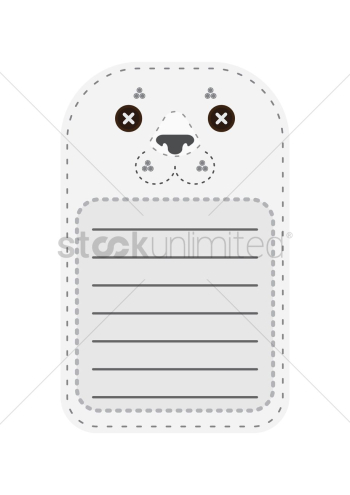 Cute seal note Cute seal note