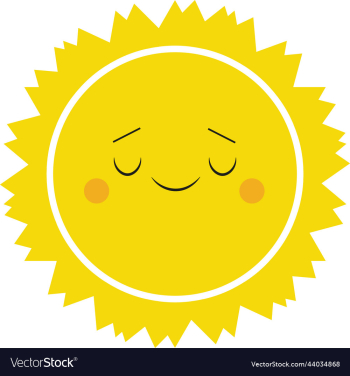cute sun with smile cute sun with smile