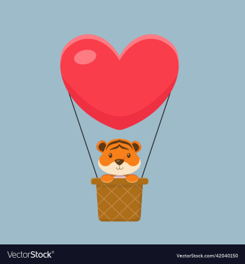 cute tiger hot air balloon cartoon cute tiger hot air balloon cartoon