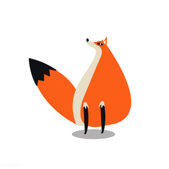 Cute wild fox cartoon illustration | Free stock vector - 477030 Cute wild fox cartoon illustration | Free stock vector - 477030