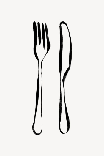 Cutlery doodle clipart, drawing illustration, | Free Photo - rawpixel Cutlery doodle clipart, drawing illustration, | Free Photo - rawpixel