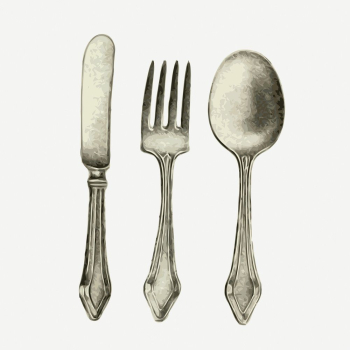 Cutlery vintage clipart, kitchen tools | Free PSD - rawpixel Cutlery vintage clipart, kitchen tools | Free PSD - rawpixel
