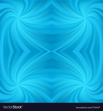 Cyan repeating swirl pattern background vector image