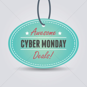 Cyber monday sale tag Cyber monday sale tag