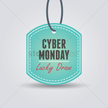 Cyber monday sale tag Cyber monday sale tag