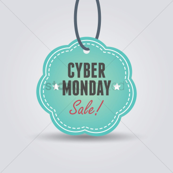 Cyber monday sale tag Cyber monday sale tag
