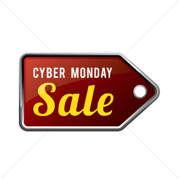 Cyber monday sale tag Cyber monday sale tag