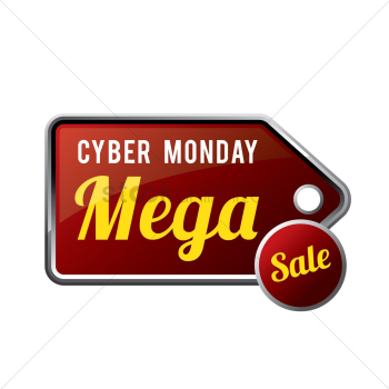 Cyber monday sale tag Cyber monday sale tag