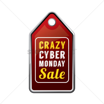 Cyber monday sale tag Cyber monday sale tag