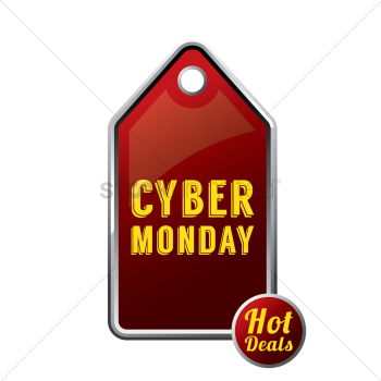 Cyber monday sale tag Cyber monday sale tag