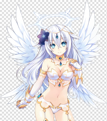 Cyberdimension Neptunia: 4 Goddesses Online Hyperdevotion Noire: Goddess Black Heart Megadimension Neptunia VII Compile Heart Video game, Goddess transparent background PNG clipart