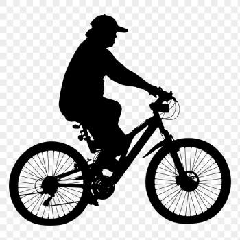 Cycling person png bicycle silhouette, | Free PNG - rawpixel Cycling person png bicycle silhouette, | Free PNG - rawpixel